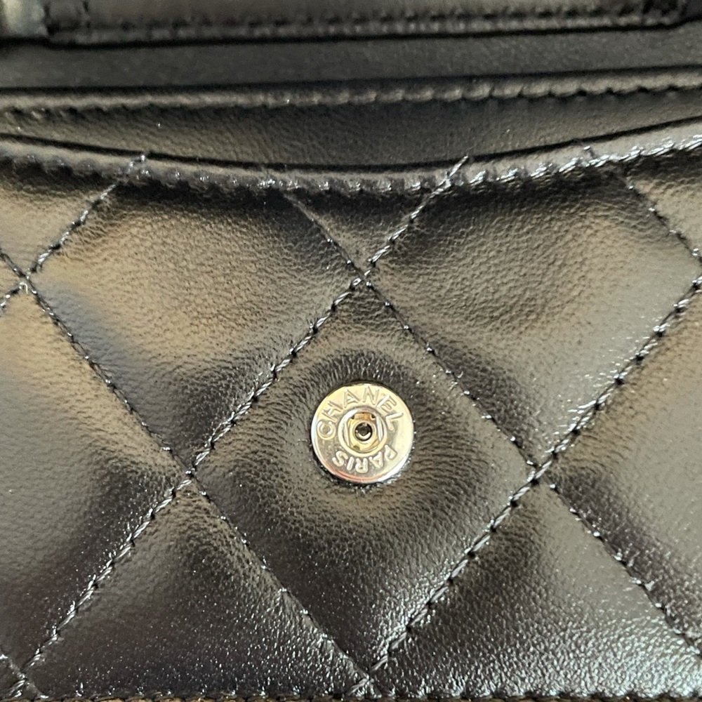 NEW Chanel So Black Mini Woc Cardholder 21B Bag - Picture 5 of 15